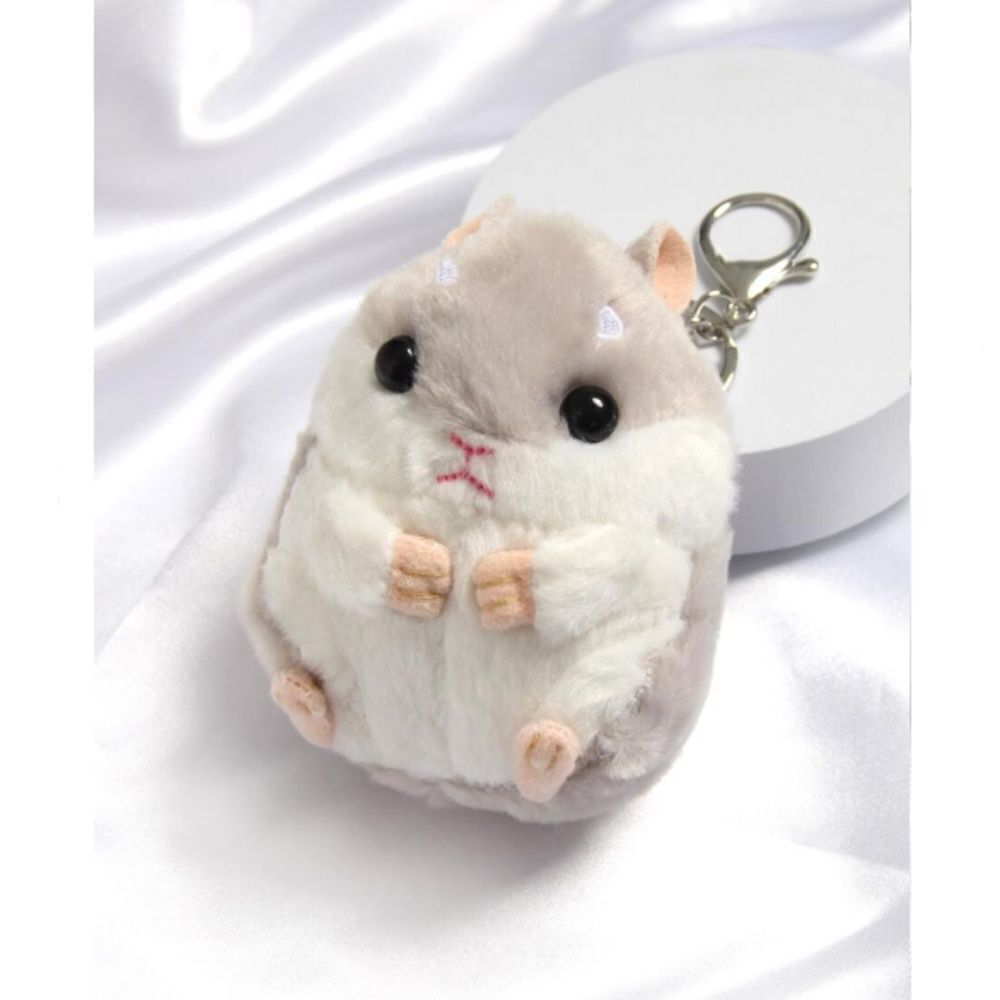 Fuzzy Hamster Keychain  - Picture 2 of 3
